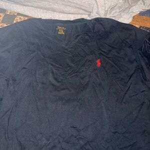 Polo by Ralph Lauren Men's Navy Blue Shirt